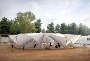 Maidan tent , render di Filippo Bolognese