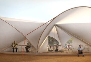 Maidan Tent, render di Filippo Bolognesi
